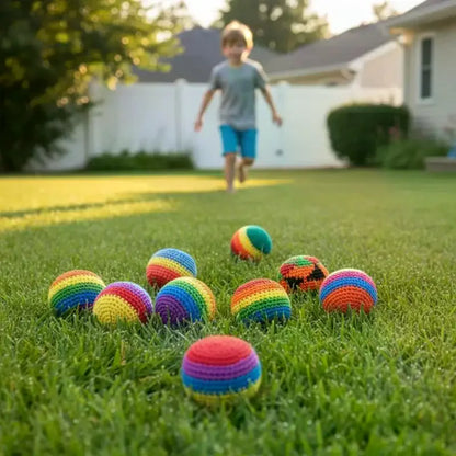 Outdoor Soft Handmade Footbag Sacks Juggling Balls