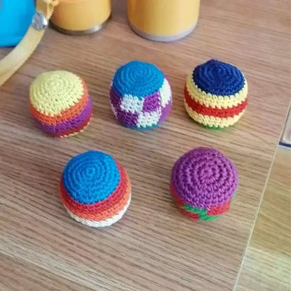 Outdoor Soft Handmade Footbag Sacks Juggling Balls